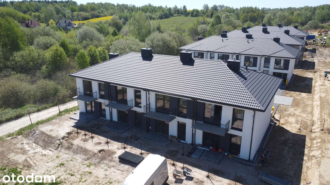 Skrajne mieszkanie 3 pokoje z ogródkiem 85m2-III ETAP