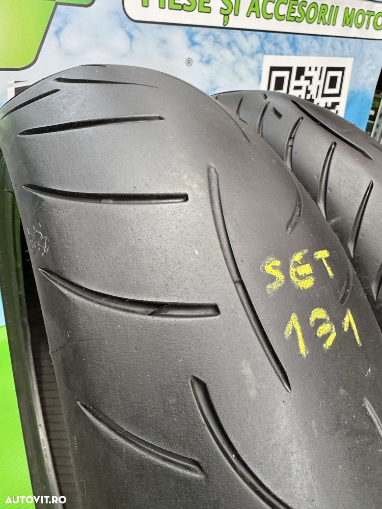 Set Anvelope Moto 120 70 17 si 190 55 17 Metzeler Roadtec Z8 Set131 - 3