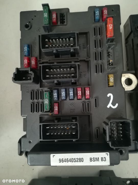 MODUŁ BSM B3 B-3 SKRZYNKA BEZPIECZNIKÓW PEUGEOT CITROEN 9650664080 SIEMENS, DELPHI - 3