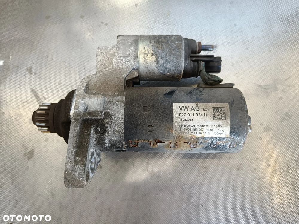 Rozrusznik 1.6 TDI Skoda Fabia Roomster VW Polo Seat Ibiza Audi A1 A3 02Z911024H - 1