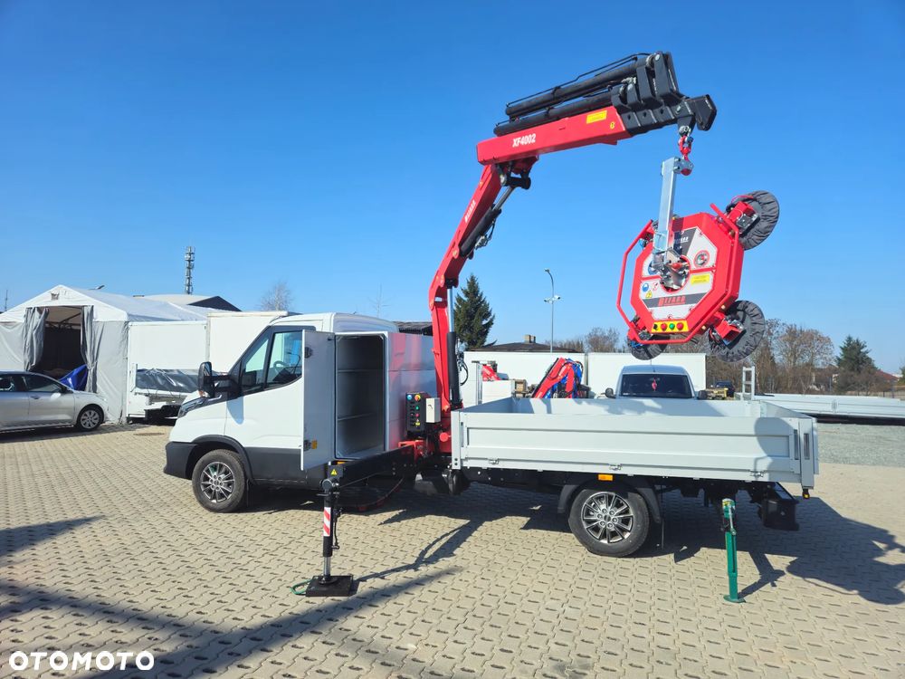 Iveco daily 50c/35c żuraw, HDS, zestaw do montażu okien, szkła, kamienia, płyt - 3