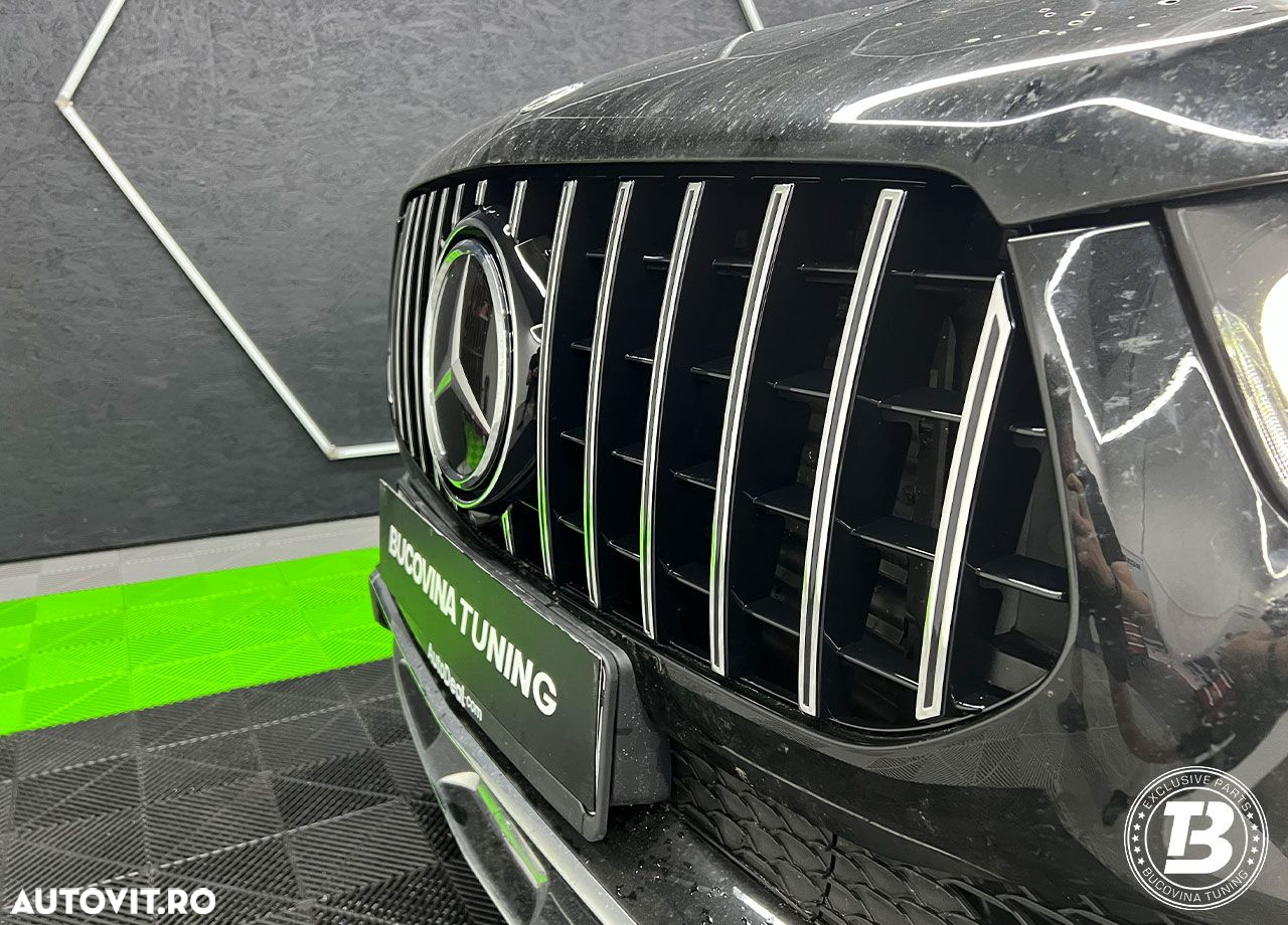 Grila compatibila cu Mercedes GLE W167 Coupe C167 GT Crom - 9