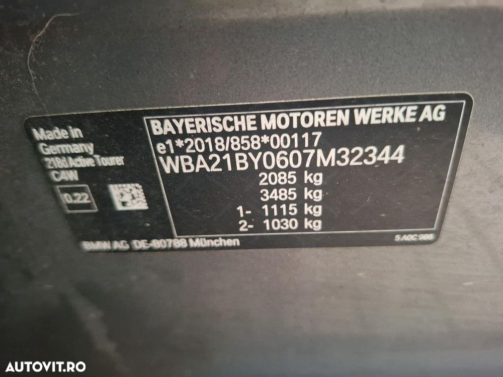 BMW Seria 2 218d Aut. Luxury Line - 8
