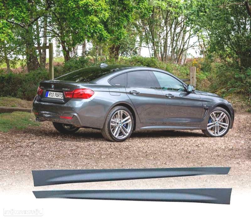 EMBALADEIRAS LATERAIS BMW F36 GRAN COUPÉ LOOK M - 1