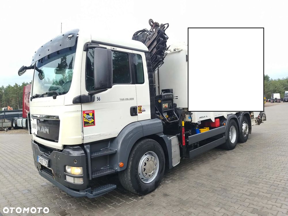 MAN TGS 28.320 hds hiab 144-4 2013 rok oś skretna Mały Przebieg - 1