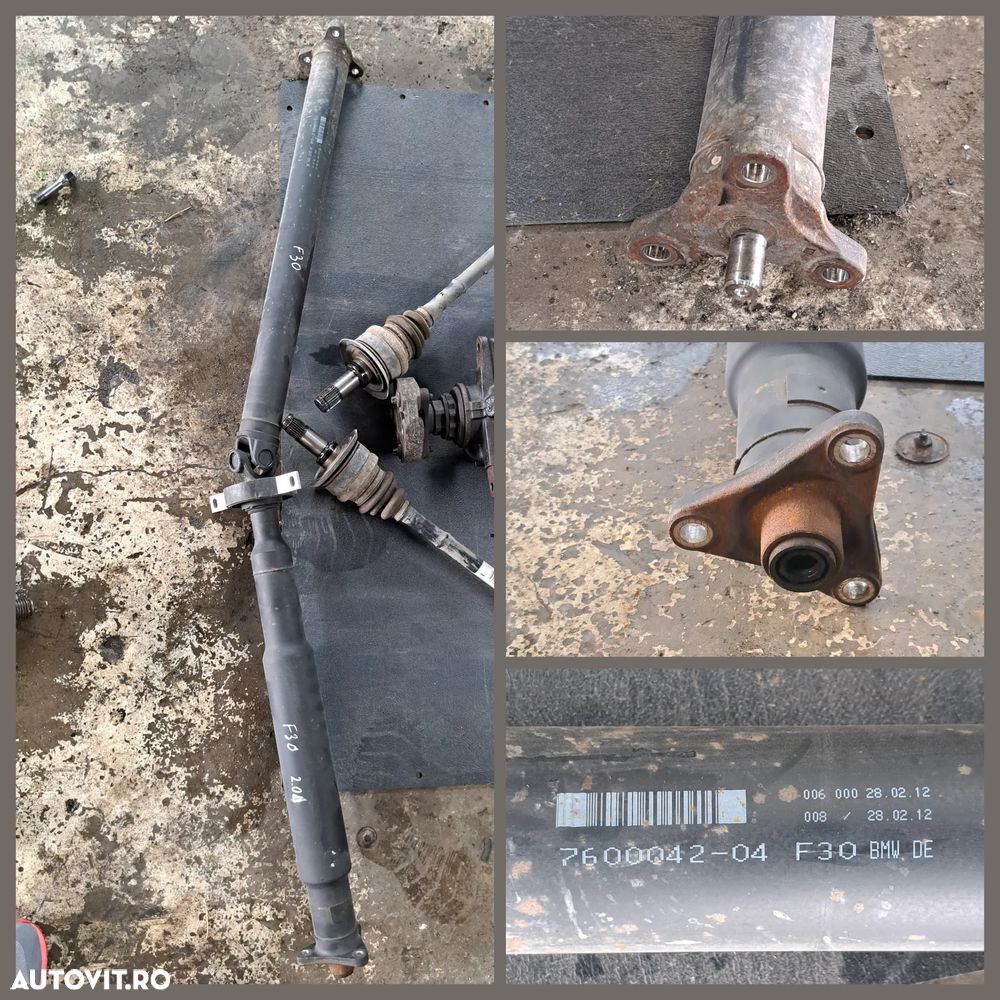Bmw F30 320d punte fata spate brat mare mic portfuzeta fuzeta grup diferential spate raport 2.81 planetara stanga dreapta cardan - 8