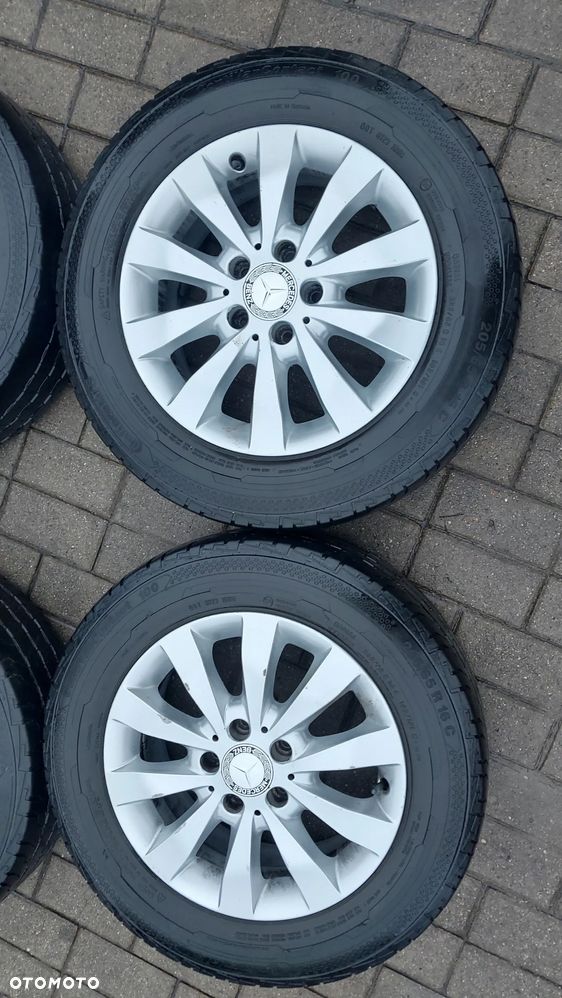 Komplet alu felg z oponami 205/65r16 MERCEDES VITO W447 6,5Jx16 ET52 5x112 a4474010301 - 2
