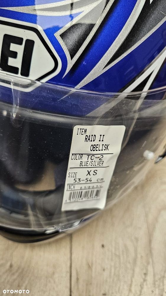 Zestaw 2 kasków SHOEI XR-1000 + Raid II Rozmiar XS Do renowacji / Na części - 5