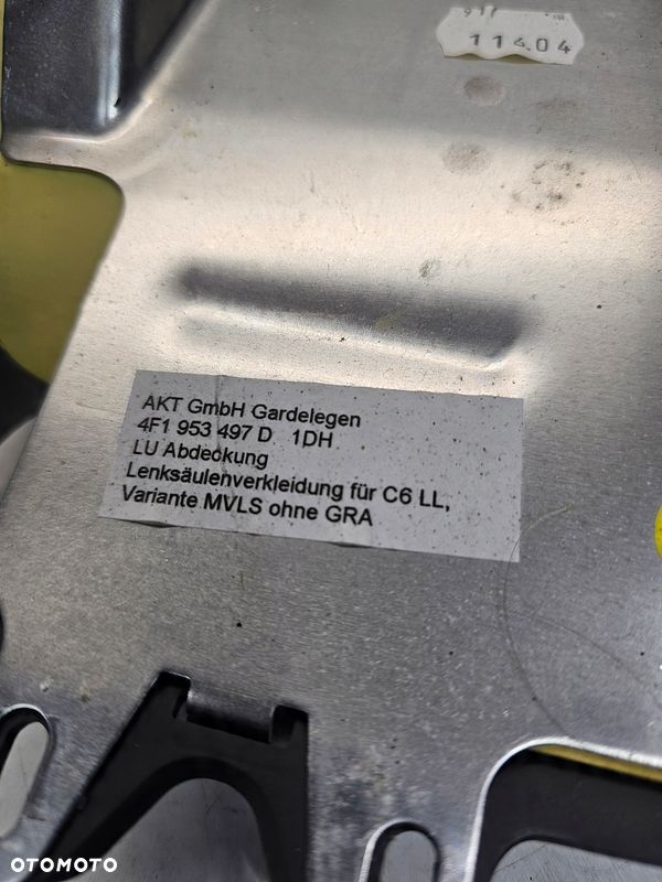 OSŁONA KOLUMNY AUDI A6 C6 4F0953512E 1DH - 6