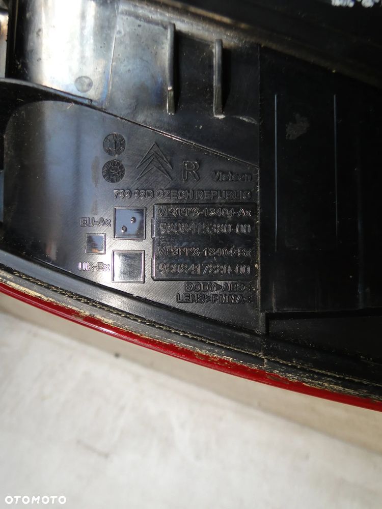 CITROEN DS3 LAMPA PRAWA TYŁ TYLNA EUROPA - 8