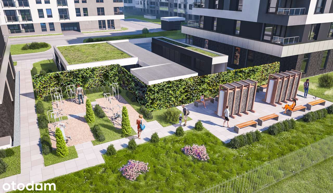 2-pokojowe mieszkanie 36m2 + loggia