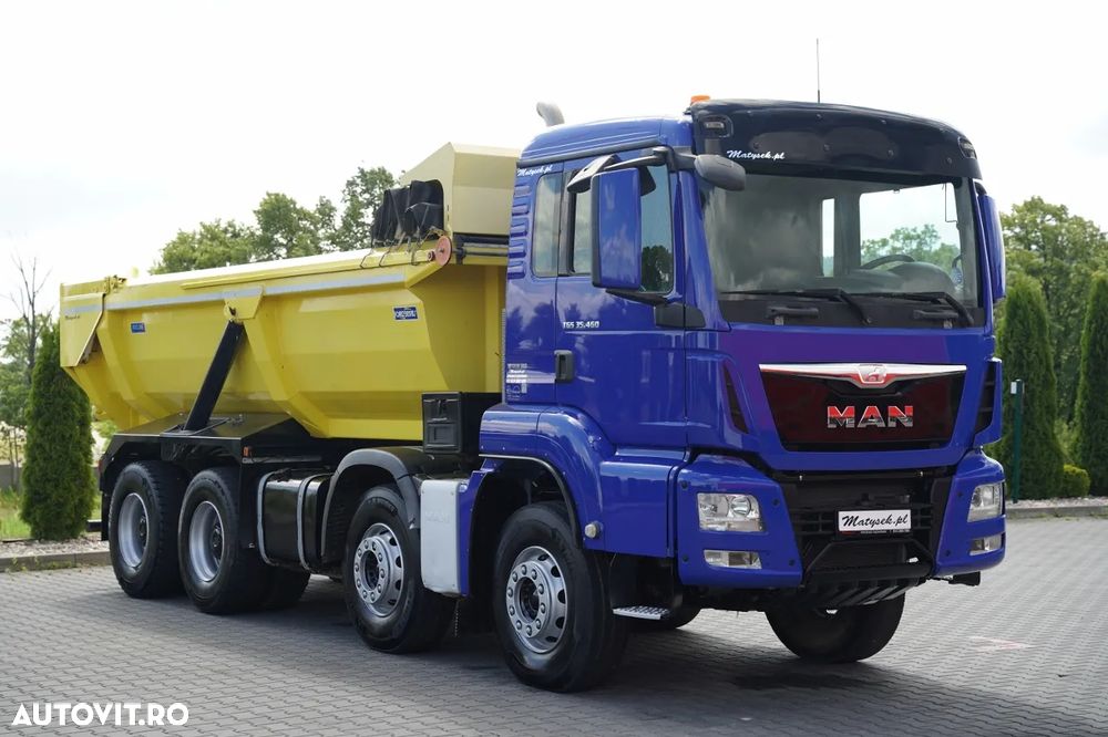 MAN TGS 35.460 / 8x4 / REAR TIPPER / HYDRAULIC FLAP / NAVI / AUTOMATIC - 16