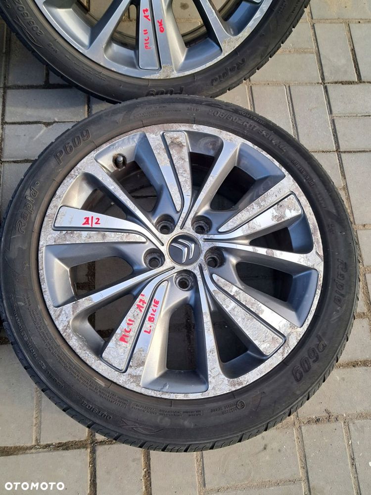 citroen c4 grand picasso ii felgi aluminiowe 5x108 e50 9677090377 - 5