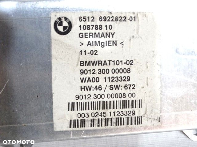 BMW E65 E66 Moduł Wzmacniacz Anteny Amplituner Tuner antenowy moduł radia FM AM - 2