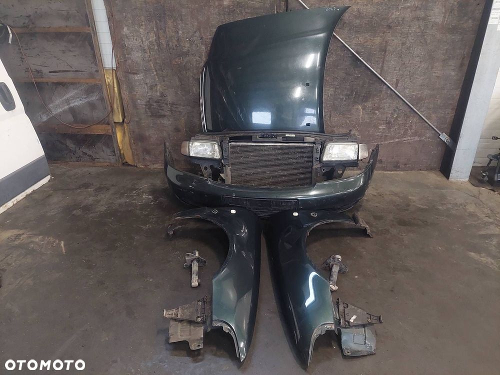 KOMPLETNY PRZÓD AUDI A4 B5 LY6P MASKA ZDERZAK BŁOTNIKI LAMPY PAS 1.9TDI - 1