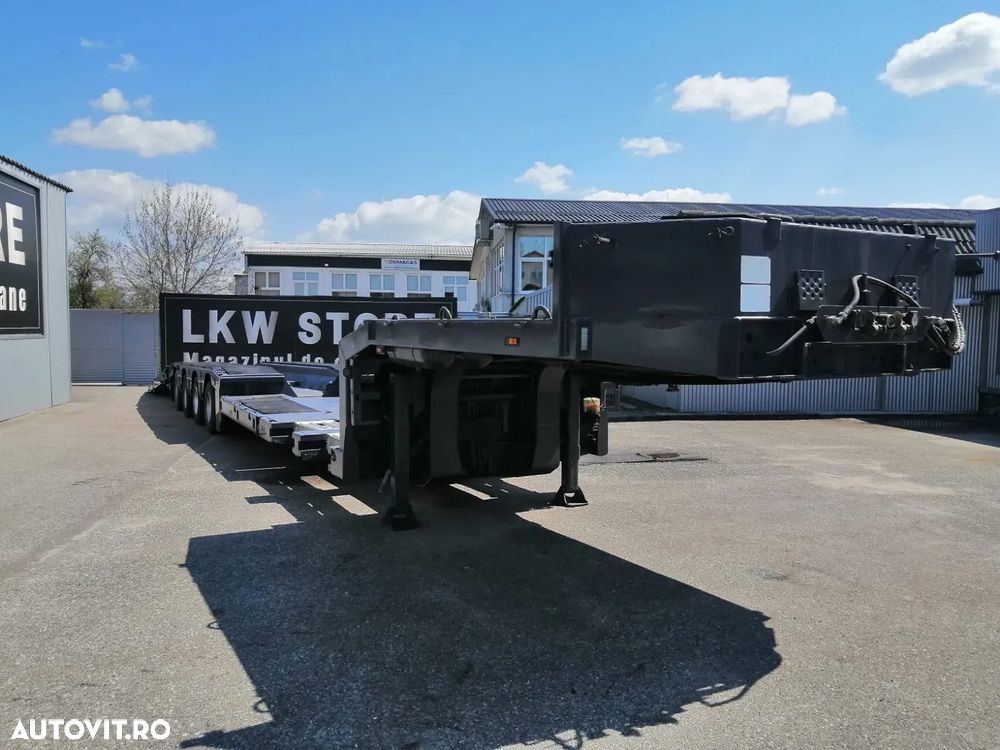 Langendorf Trailer-Tiefbett, 4 Axe, 59 to, extensie, TOP !!! - 5