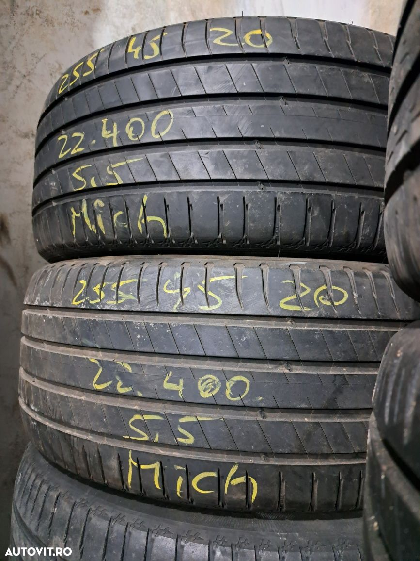 4 anvelope 255/45 R20 Michelin dot 2022/2020 - 3