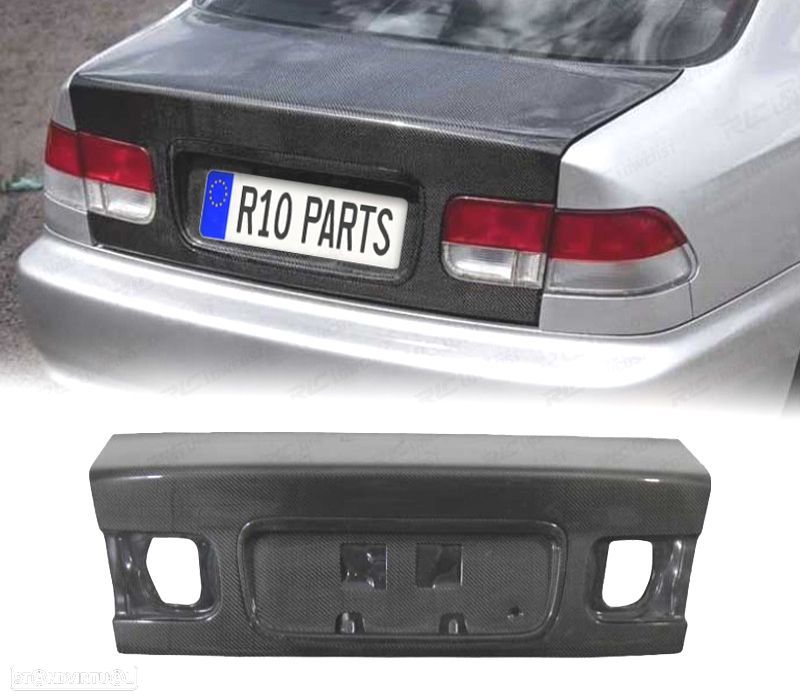 PORTA DA BAGAGEIRA HONDA CIVIC 4P 96- CARBONO - 1