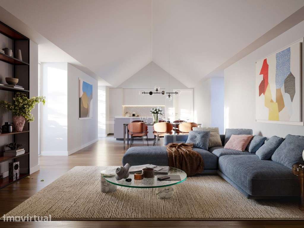 Apartamento T3, com varanda, em novo empreendimento, na Amadora - Grande imagem: 2/46