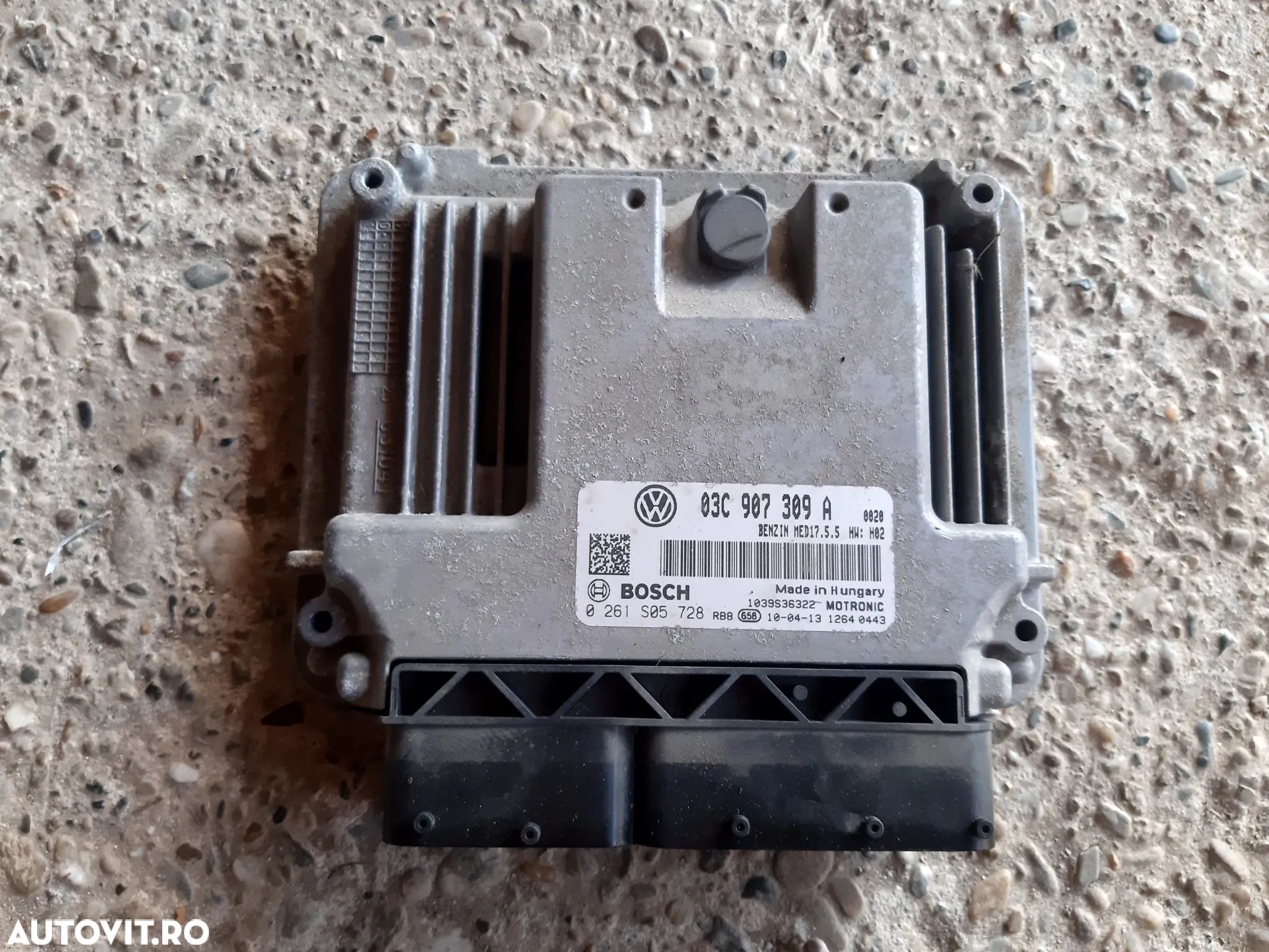 Calculator ECU 1.4 TSI / CAXA  VW GOLF 6 cod 03C907309A - 1