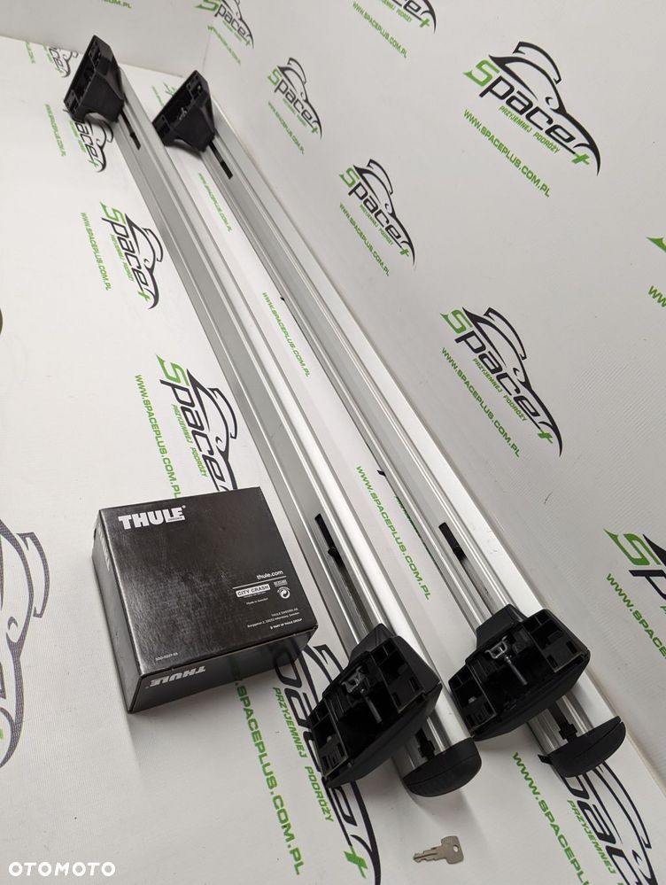 Bagażnik dachowy Thule: belki 711200 + Stopy 7106 + kit - 7