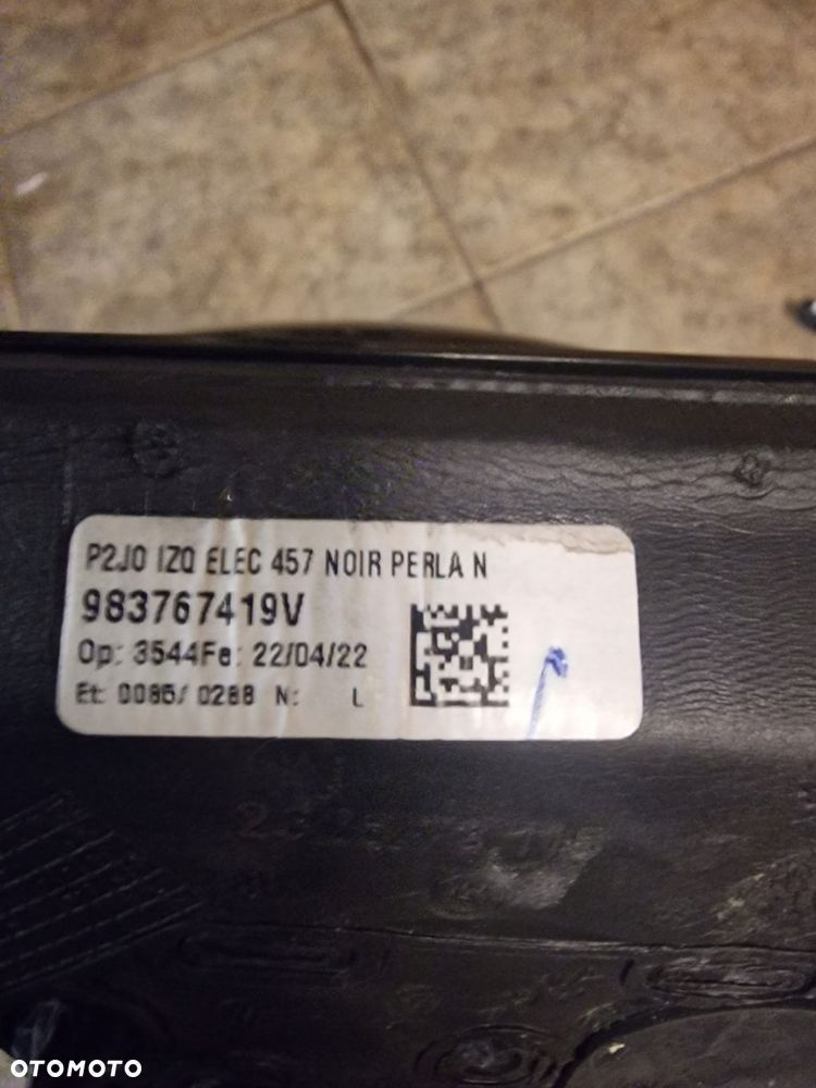 opel corsa f lusterko lewe 6 pin 983767419v / prawe 8 pin (6+2) 983769799v - 5