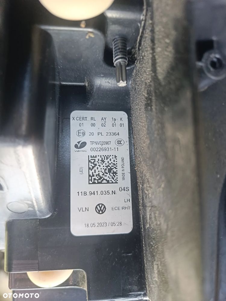 Full led przedni lewy VW ID4 ID.4 lampa 11B941035N - 3