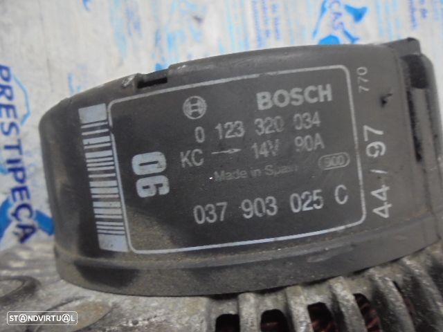 Alternador 037903025C 0123320034 VW GOLF 4 2000 1.6I 75CV 5P AZUL BOSCH 14V 90A - 5