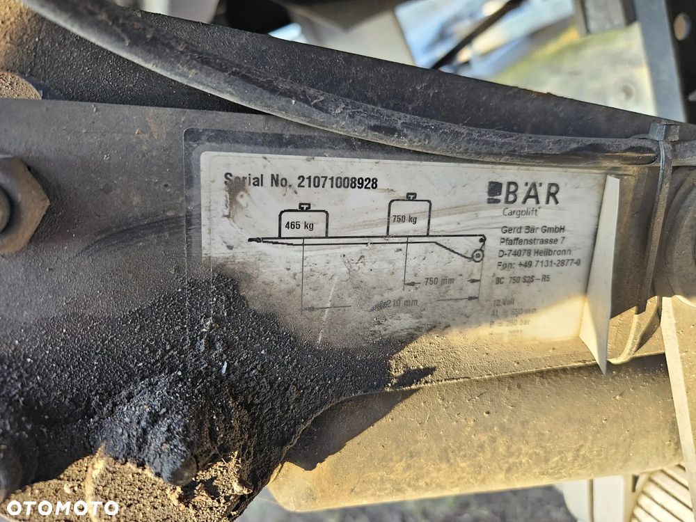 Ducato boxer Jumper MASTER  zabudowa kontener z winda BAR - 14