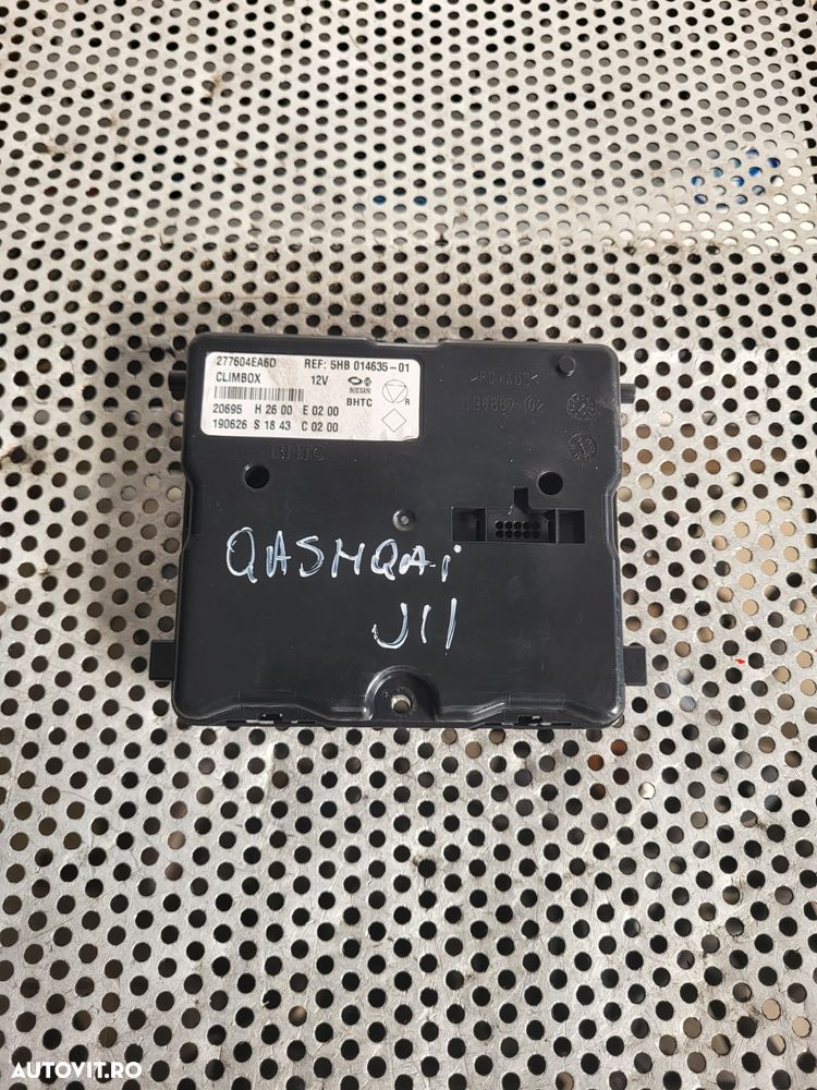 Calculator ECU Modul Climatronic Nissan Qashqai J11 Volan Stanga Cod 277604EA6D Dezmembrez Nissan Qashqai J11 1.5 Dci Euro 6 An 2013-2014-2015-2015-2016-2017-2018-2019-2020 Automat Volan Stanga 2x4 Masina Cu 18.000 Km - 1