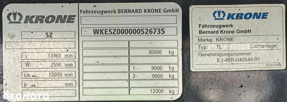Krone SZ | Dwuosiowa | Dry Liner | Kontenerowa - 16