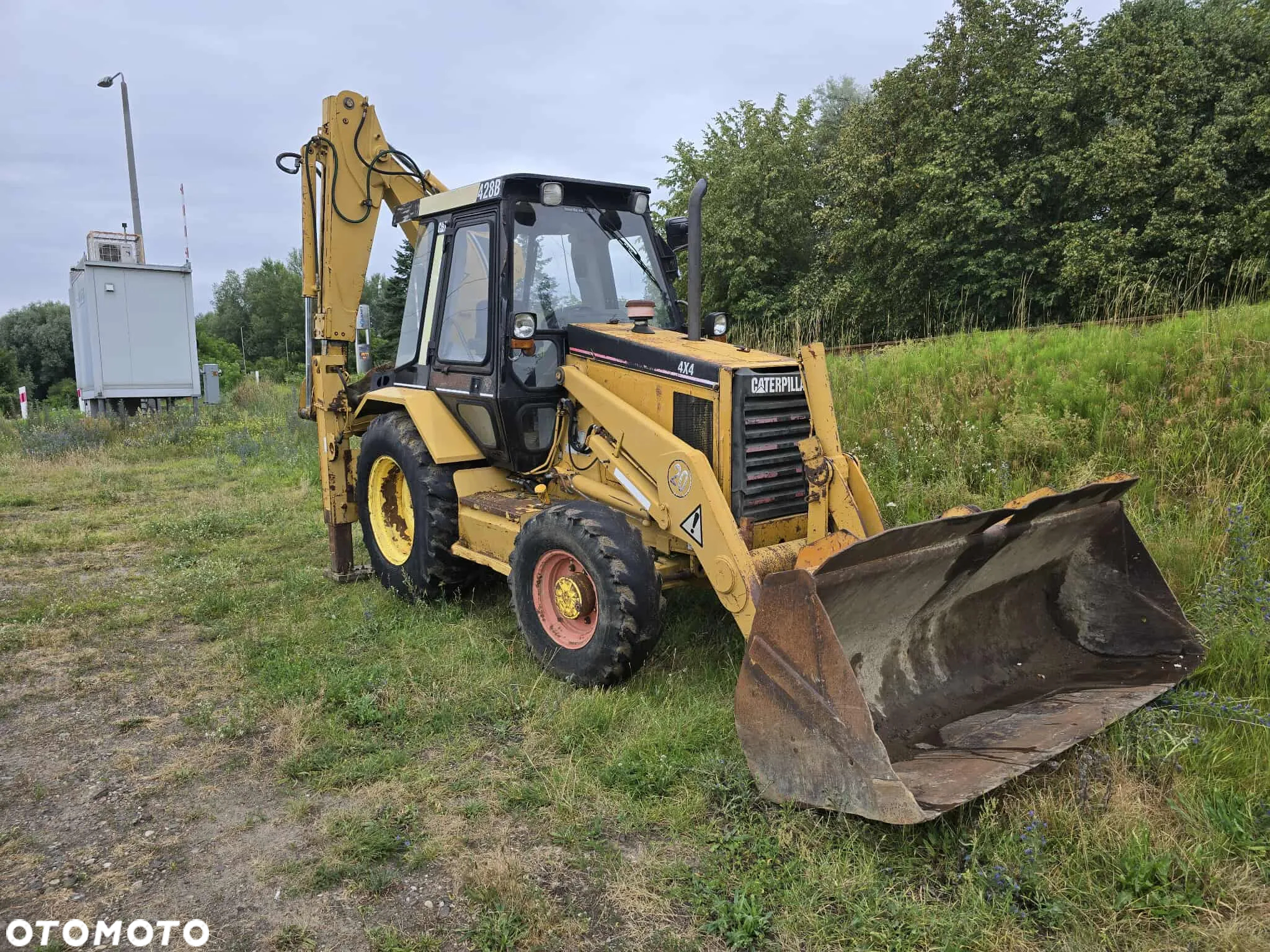 Caterpillar 428B 4x4 95KM SALON PL KROKODYL TELESKOP - 8
