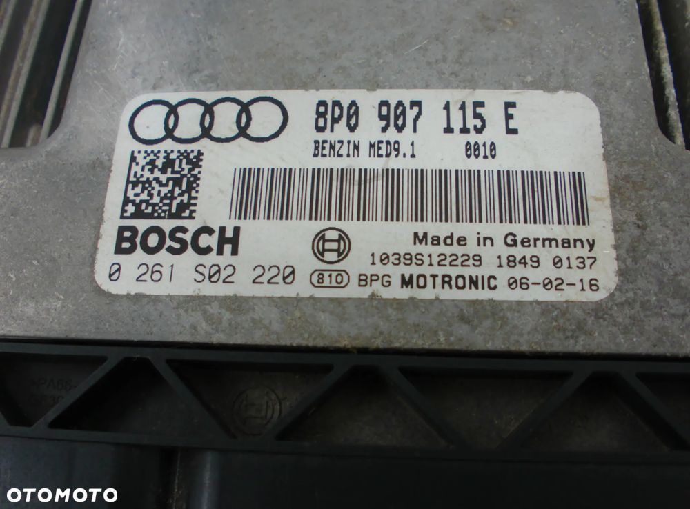 Audi A3 8P 2.0 TFSI Komputer sterownik - 2