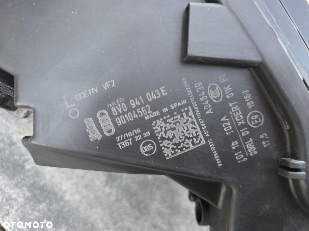 AUDI A3 S3 8V0 8V LIFT Lampa lewa przód Bi-Xenon Led 8V0941043E - 10