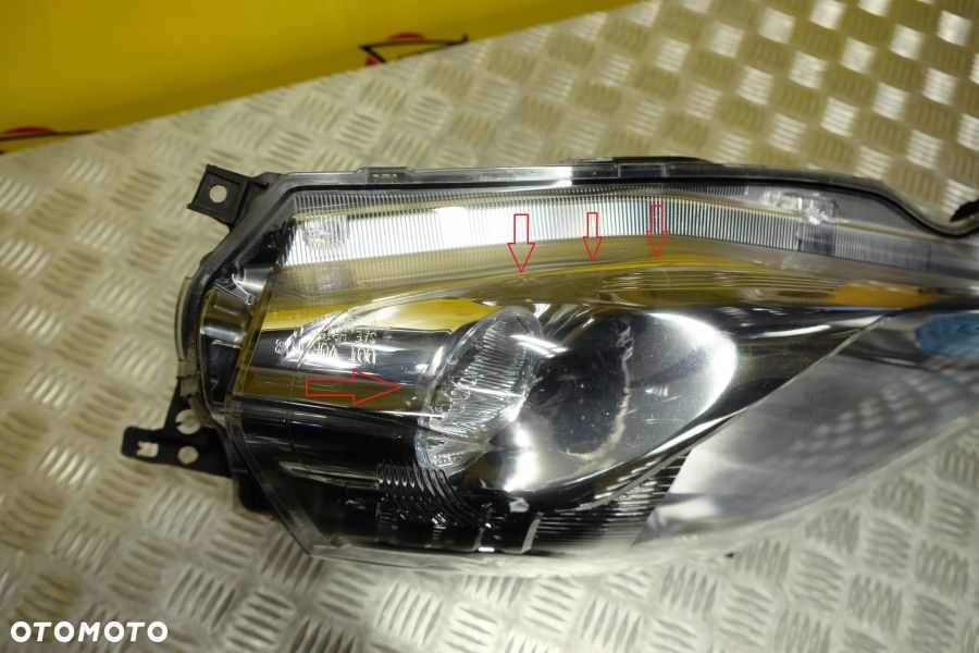 NISSAN LEAF 2010- REFLEKTOR LAMPA PRZÓD ZWYKŁA PRAWA USA - 6