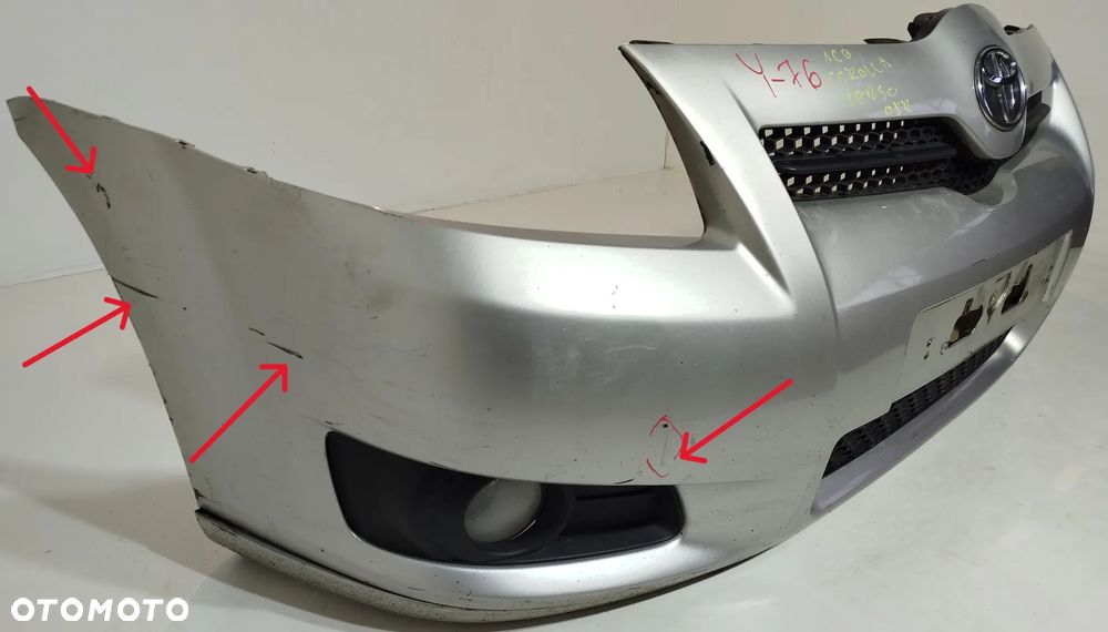 zderzak przedni przód grill TOYOTA COROLLA E15 07-10 1F7 - 4