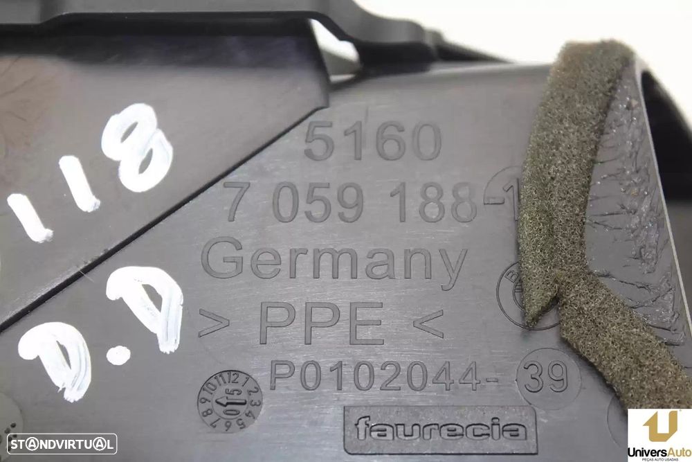GRELHA VENTILADORA BMW 1 2004 -51607059188 - 4
