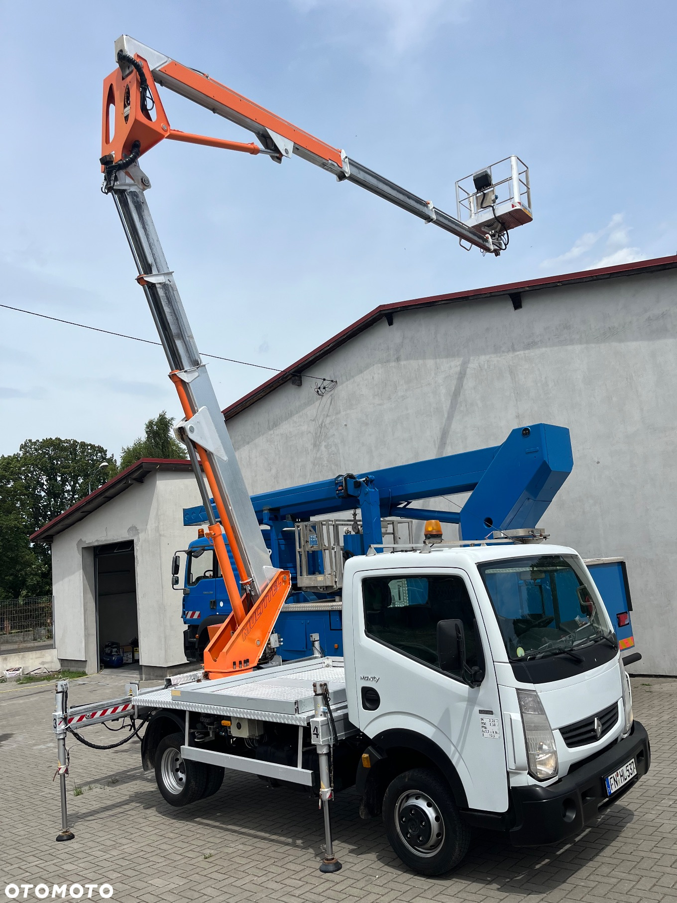 Renault Podnośnik Koszowy Multitel mx210 21 Metrów 10 w Bok jak Wumag Ruthmann Gsr - 27
