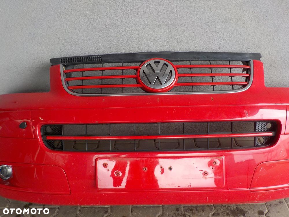 VW T5 03- MULTIVAN CARAVELLE ZDERZAK PRZÓD PRZEDNI LAKIEROWANY - 3