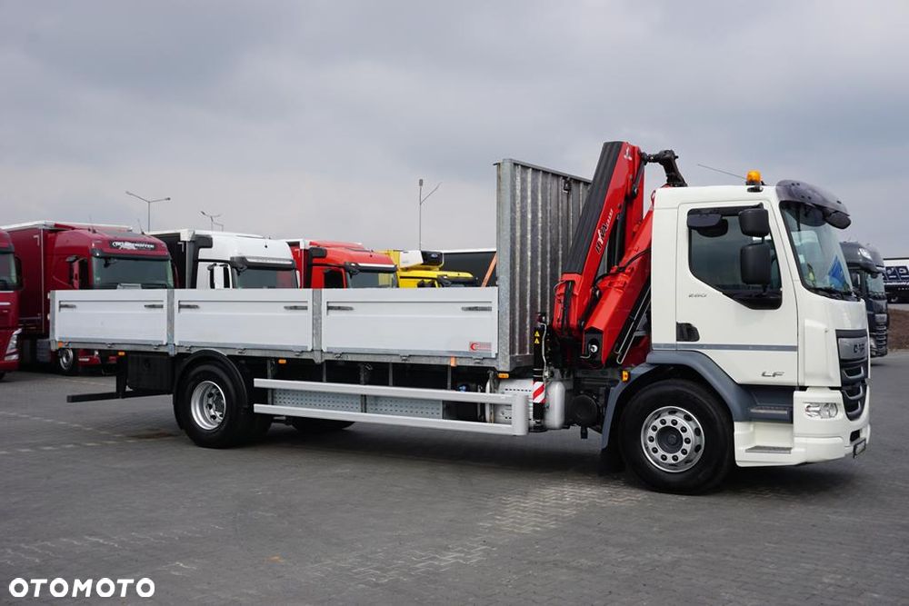 DAF LF / 260 / ACC / SKRZYNIOWY + HDS / HYVA HC-183 / PILOT / ROTATOR / WIDŁY - 6