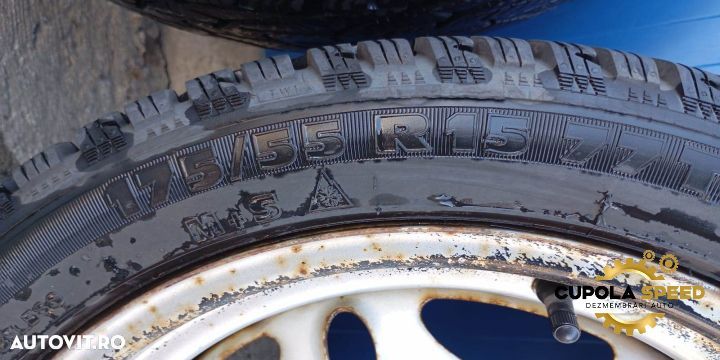 Jante cu anvelope (aproape noi) ET20.5 175/55/R15 Smart Fortwo 1 [fac - 2