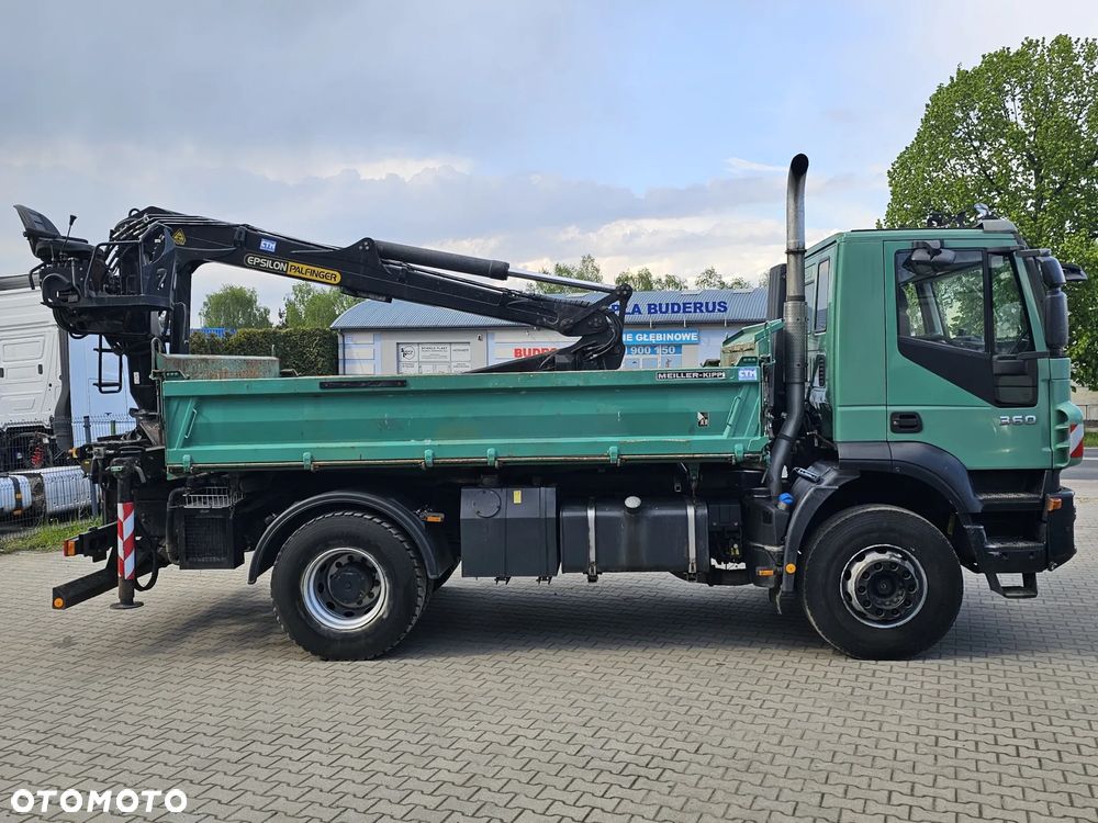 Iveco Trakker 360, Meiller Kipper, Palfinger M100 // 2009r