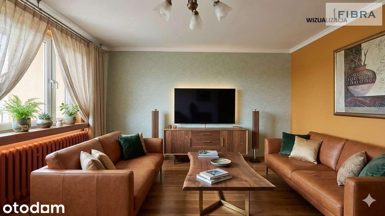 2 pokoje 44 m² | 1 piętro | centrum Pszowa| balko