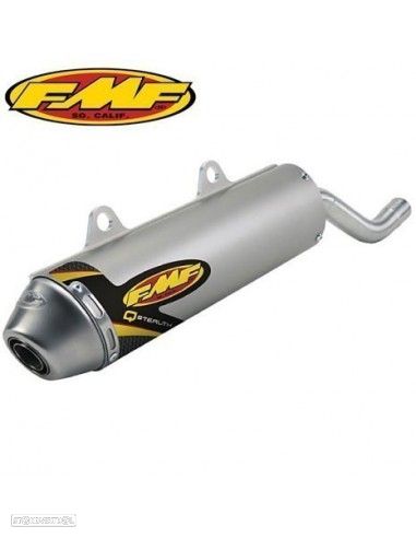 ponteira de escape fmf q stealth silencer w/ spark arrestor ktm 200 / 250 / 300 - 1