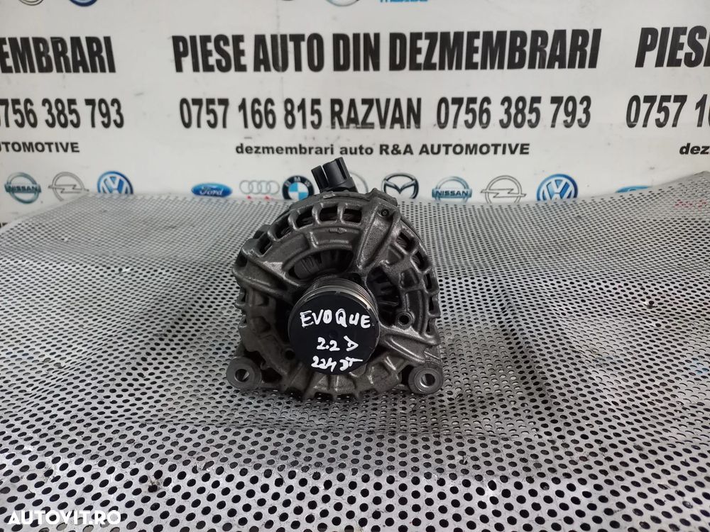 Alternator Land Rover Range Rover Evoque Freelander 2.2 Diesel Motor 224DT Cod EJ32--AC - Dezmembra - 2