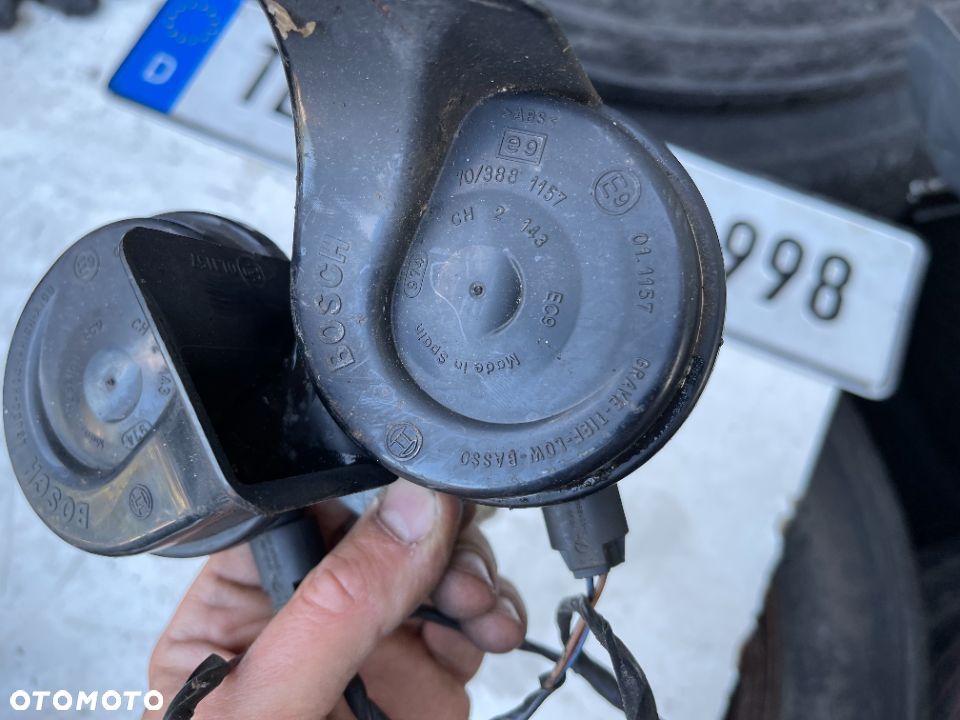 Klaksony wysokotonowy niskotonowy komplet Bmw - 3