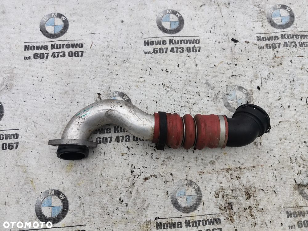 BMW E60 E61 E65 2.5d 3.0d Przewód rura wąż intercoolera 7796301 7796302 - 1