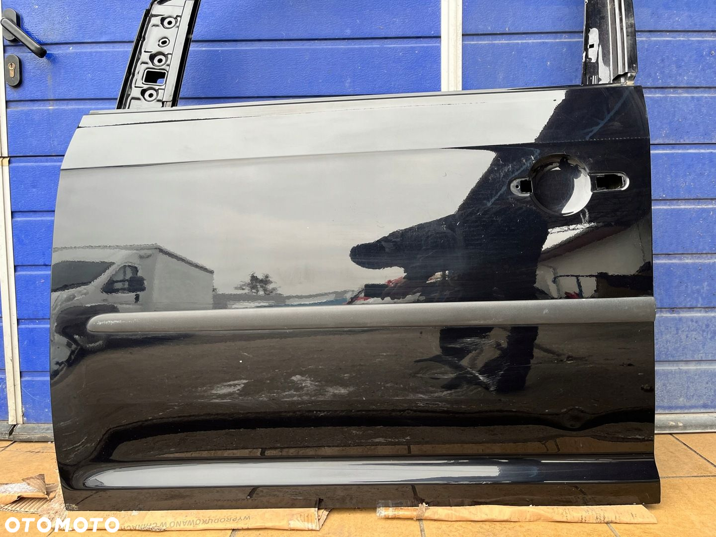 Drzwi lewe przednie VW CADDY 2K5 oryginał z listwa - 4