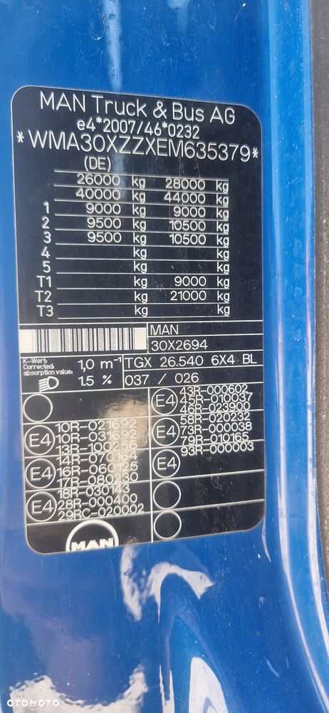 MAN TGX 26.540 - 16