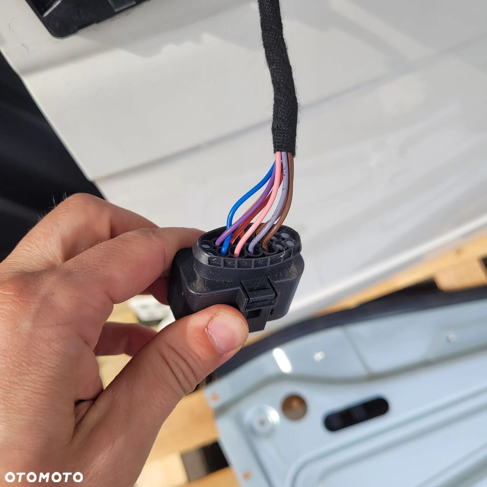 DRZWI TGL TGS NM LEWE SZYBA TAPICERKA LUSTERKO  ORYGINAŁ - 4